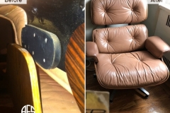 Eames-knoll-Lounge-chair-shock-rubber-connection-broken-frame-repair-restoration